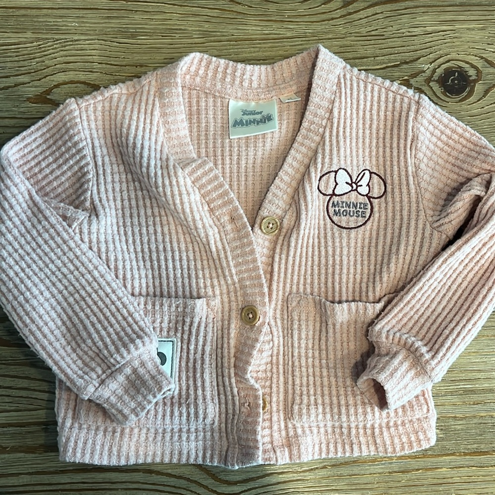 Pink Minnie Mouse Cardigan